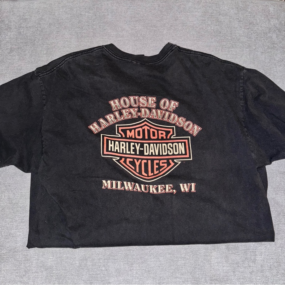 VINTAGE HARLEY DAVIDSON WISCONSON TEE - Picture 6 of 9